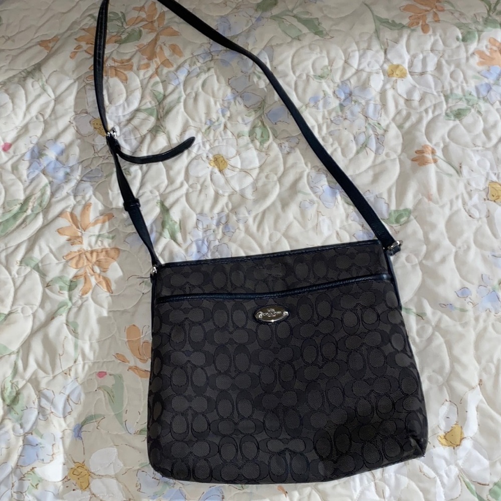 Authentic coach bag has some flaws as the photos show
